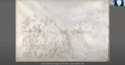 Vortrag und Gespräch mit Frau Prof. Dr. Klettke am 14.04.2021 (Italienisches Kulturinstitut Berlin): "Botticellis Commedia-Zyklus: Von der Illustration zum Kommentar in Bildern", anlässlich des Großen Dante-Jubiläums in der Gesprächs- und Vortragsreihe "Dante visuell"