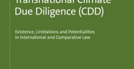 Cover der Dissertation Transnational Climate Due Diligence (CDD) von Paul Mougeolle.