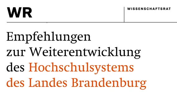 Titel des Berichts des Wissenschaftsrates