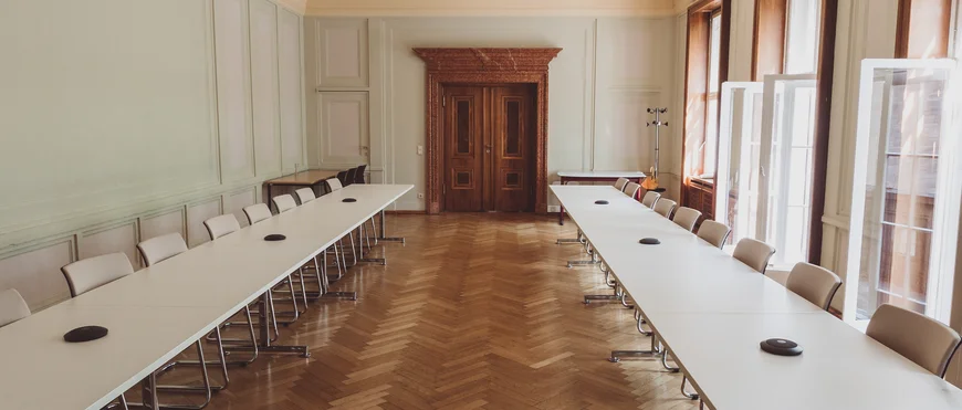 In diesem Raum tagt der Fakultätsrat
