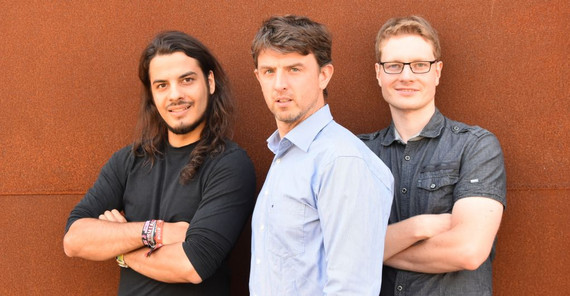 Das Team des Start-up „Humangold“. Foto: Patrick Bröker.