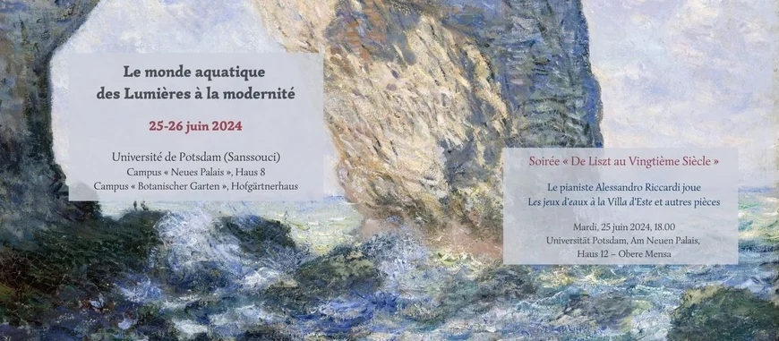 Werbung für die Tagung zum Monde aquatique