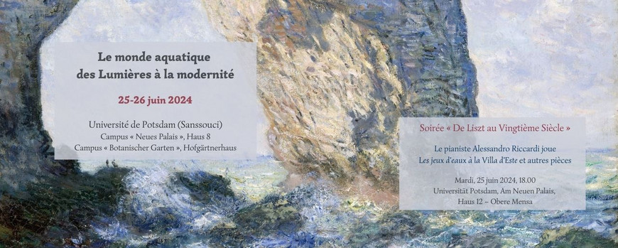 Werbung für die Tagung zum Monde aquatique