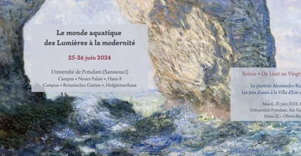 Werbung für die Tagung zum Monde aquatique