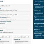 Link-Karte in der Nachrichtenspalte mit einer spaltenbreiten Box