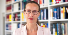 Auf dem Bild ist Prof. Dr. Frauke Brosius-Gersdorf zu sehen. Foto: Finn Winkler