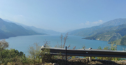 Der Tehri-Stausee.