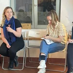 Weinbauingenieurin Brigitta Schulz von der Universität Pécs stellt ihr Institut vor