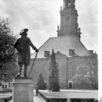 Denkmal Friedrich der Große mit Garnisonkirche (zwischen 1928-34)