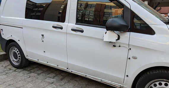 Test vehicle equipped with the prototype | Photo: SySiKo