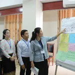 Presentation of poster