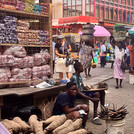 Markt in Cape Coast: Der große Markt in Cape Coast mit weitreichendem Angebot