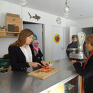 Tasting of tomatoes