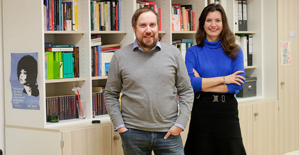 Prof Dr Fabian Schuppert und Janina Walkenhorst