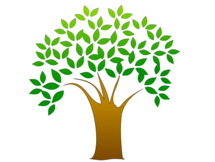 Ein Cartoon Baum