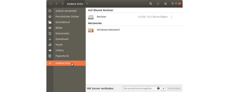 Ordnerstruktur unter Linux