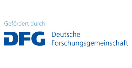 Logo der DFG als Fördermittelgeben