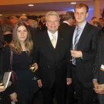 Studierende mit Bundespräsident Gauck