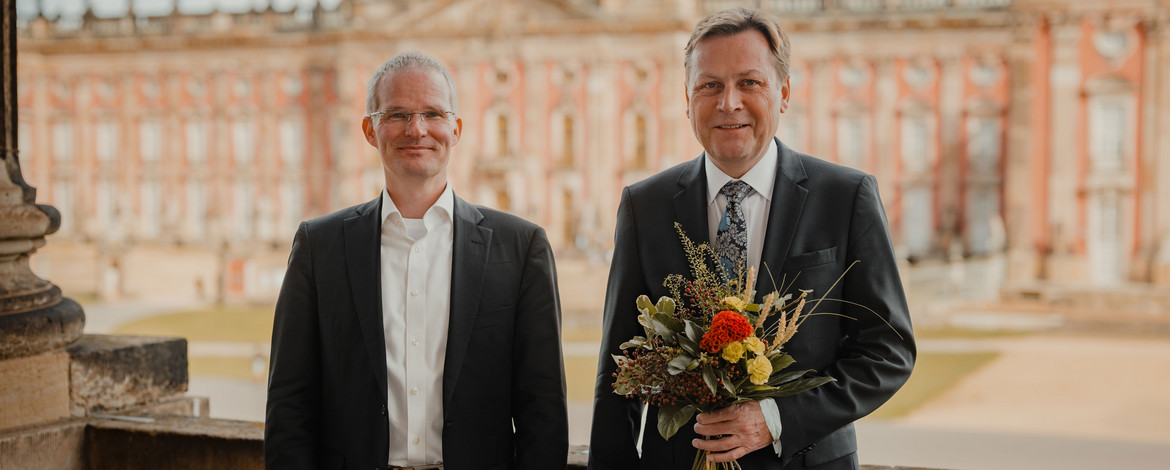 Prof. Oliver Günther, Ph.D. (right) and Prof. Dr. Andreas Borowski (left) - 