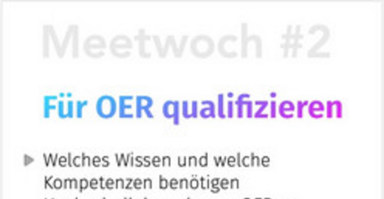 Meetwoch - Für OER qualifizieren