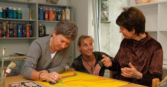 Therapy at the Brandenburgklinik. Photo: Brandenburgklinik Berlin-Brandenburg GmbH.