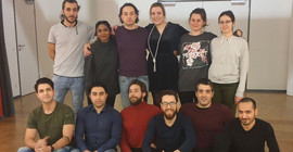 Das diesjährige Ensemble des Integrationstheaters „Sanssouci avec Shakespeare“  (K. v. Erffa).