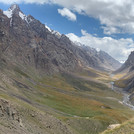 Mountain landscape with a river