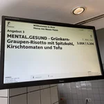 Mensaessen am MENTAL GESUND.heitstag
