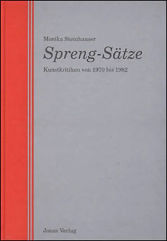 Sprengsätze Kunstkritiken Cover