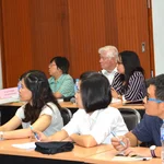 Participants listening to the lecture
