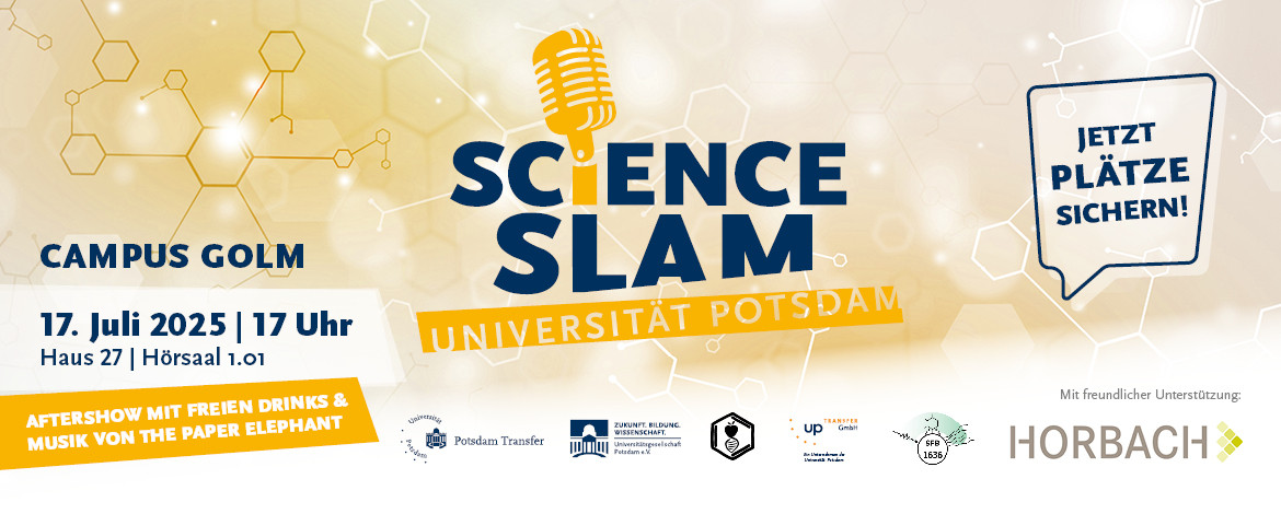 Ankündigung Golm Science Slam 17.07.2025 - 