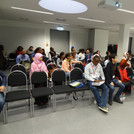 Participants listening to the lectures
