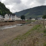 Dernau, 11/10/2021: houses and river plain
