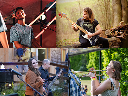 Bilder von Musikern und Musikerinnen