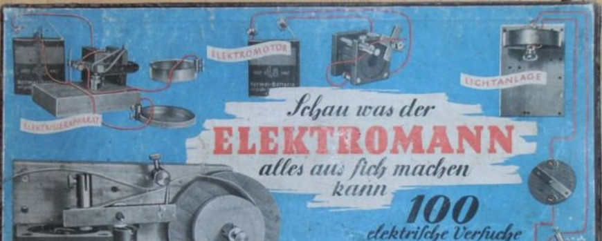 Kosmos Experimentierkasten "Elektromann" von 1940