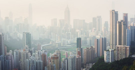Smog über Hongkong. Foto: Fotolia.com/Stripped Pixel