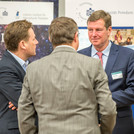 Prof. Günther, Carsten Feller und Prof. Löhmannsröben im Gespräch