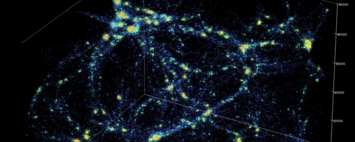 Visualisation einer kosmologischen Simulation - 