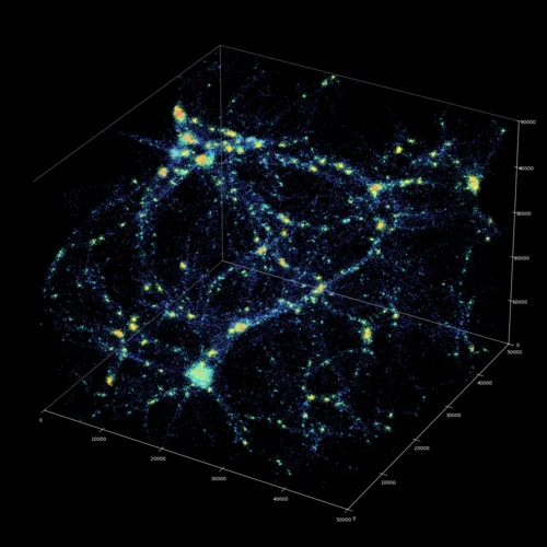 Visualisation einer kosmologischen Simulation