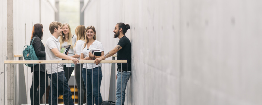 Studierende am Campus Griebnitzsee