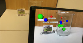 Mit Augmented Reality kann man die Realität ergänzen – Anja Tschiersch will mit der Technologie den Chemieunterricht verbessern.