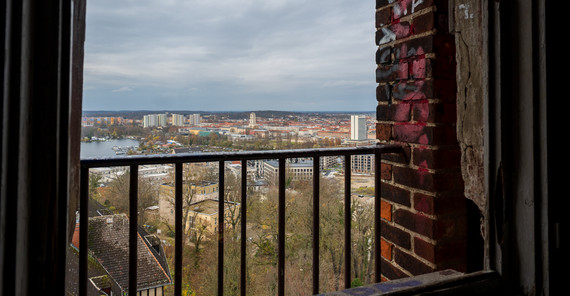 Foto mit Blick auf das Stadtzentrum