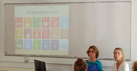 Vortrag von Marina Gall und Isolde Malmberg