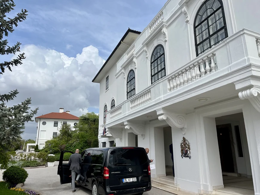 Die Residenz des Britischen Botschafters in Ankara.