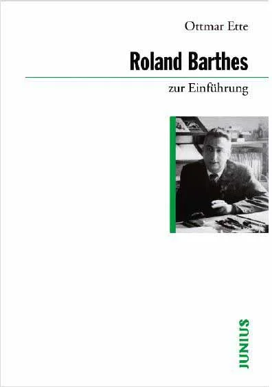 Cover "Roland Barthes - Zur Einführung"