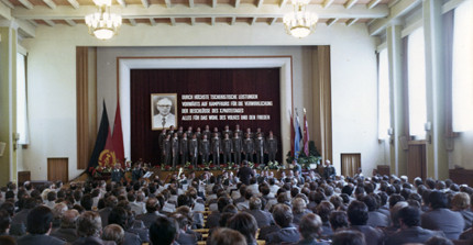 Event celebrating the thirtieth anniversary of the Academy of Law for the Ministry of State Security in Potsdam, 1981