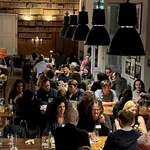 Dinner at the DH Jewish Hackathon 2022