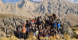 Teilnehmer der geologischen Exkursion durch die Türkei. Foto: Renaldo Gastineau.