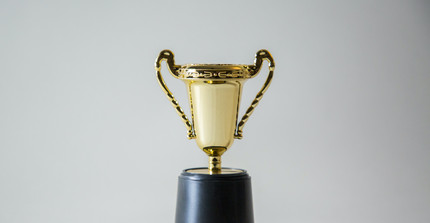 The picture shows a trophy.