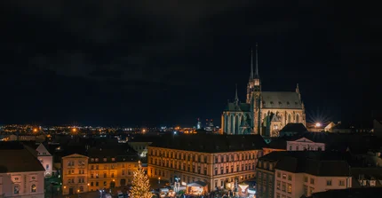 City of Brno at night